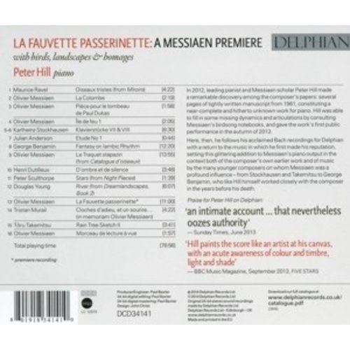 Messiaen: La Fauvette Passerinette