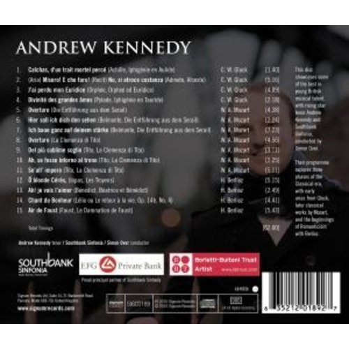 Kennedy Sings Arias By Mozart, Gluck, Berlioz