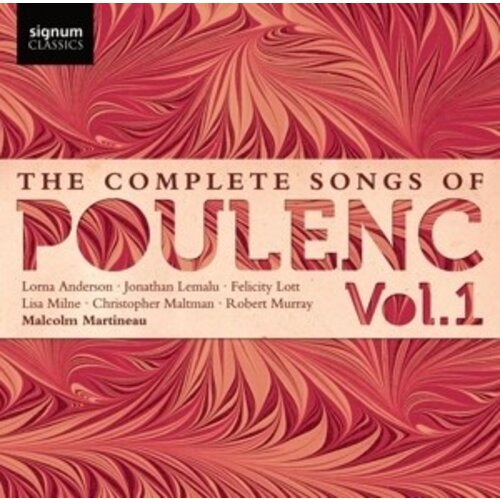 Complete Songs Of Poulenc - Vol.1