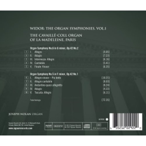 The Organ Symphonies - Vol. 1