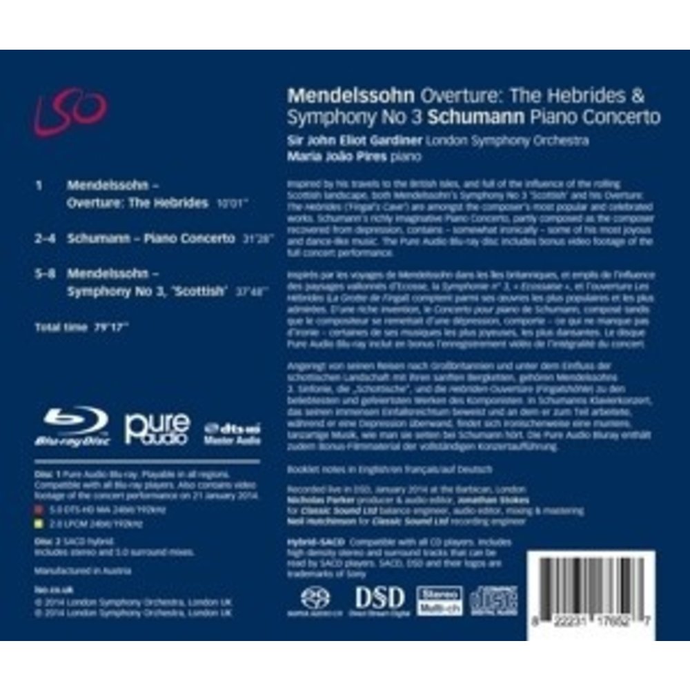 LSO LIVE Mendelssohn / Symphony No.3