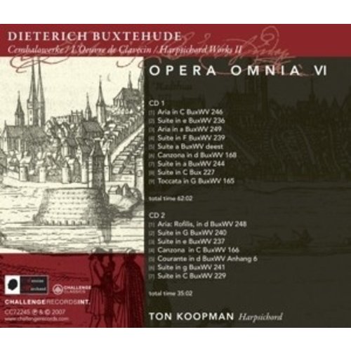 Opera Omnia Vi, Harpsichord Works Ii