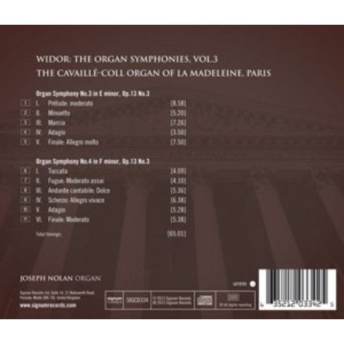 The Organ Symphonies - Vol. 3