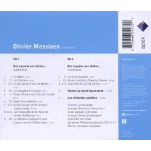 Erato Disques Messiaen/Des Canyons