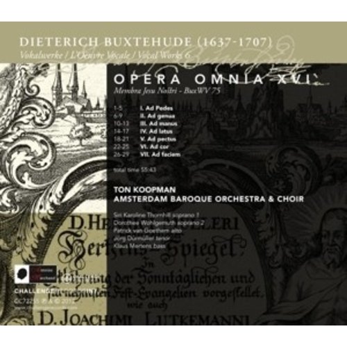 Opera Omnia Xvi - Vocal Works 6: Membra Jesu Nostr