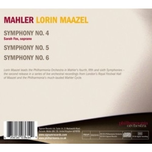 Mahler: Symphonies Nos.4-6