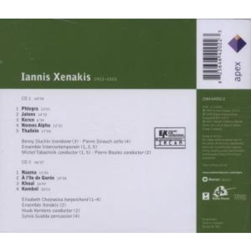 Erato Disques Xenakis : Phlegra, Jalons,