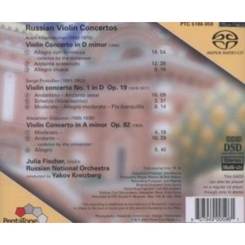 Pentatone Russian Violin Concertos