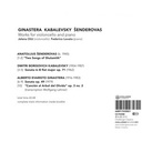 Ginastera, Kabalewsky And Senderovas - Works For
