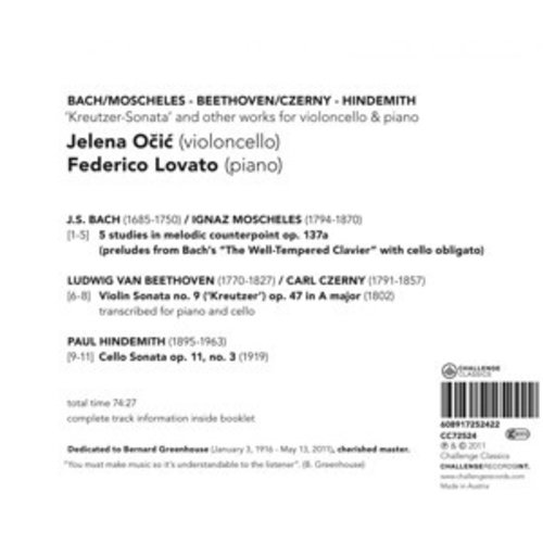 Kreutzer-Sonata And Other Works For Violoncello &
