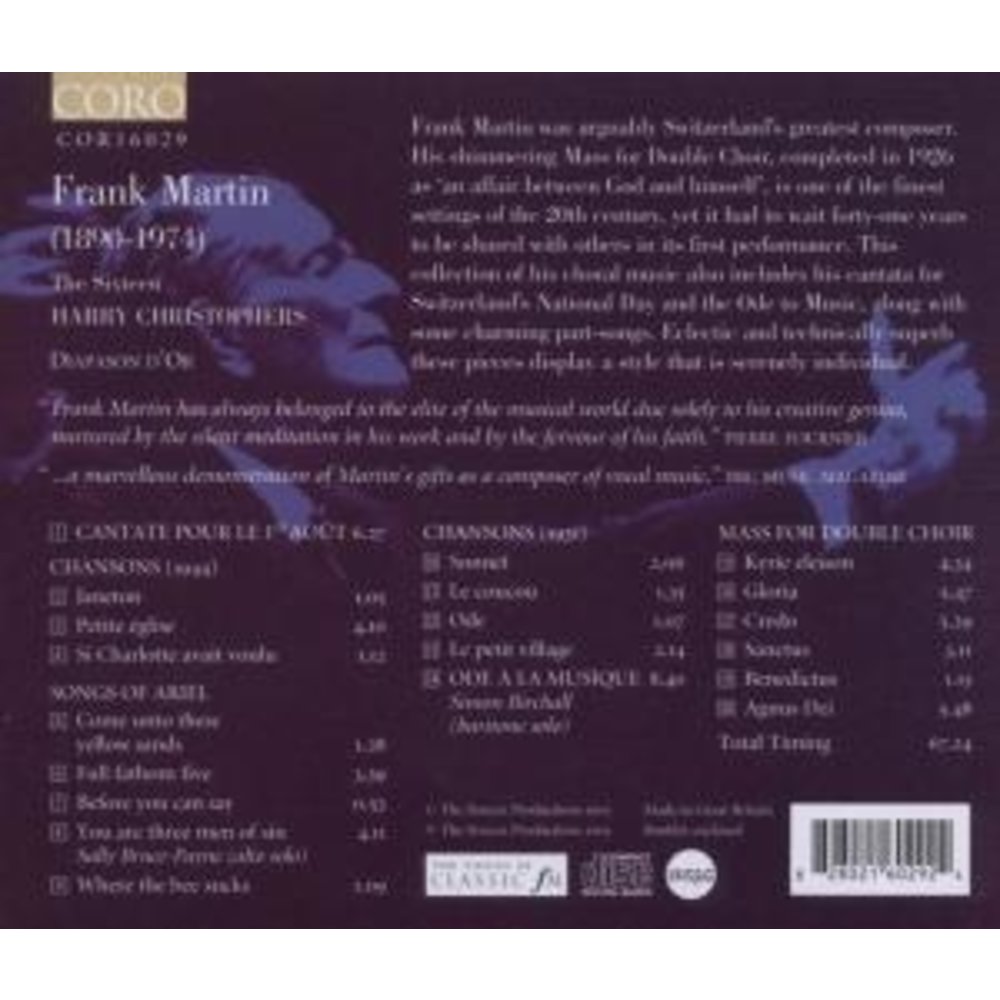 Coro Mass For Double Choir