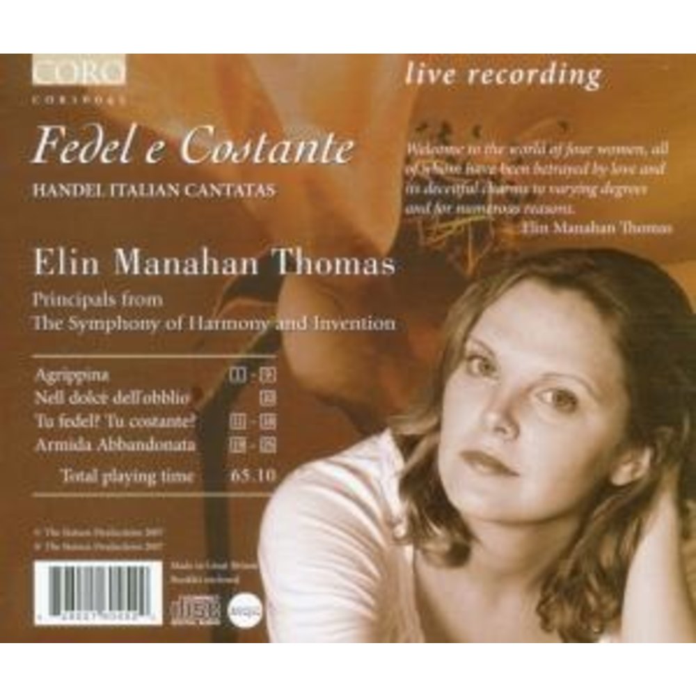 Coro Fedel E Costante: Italian Cantatas