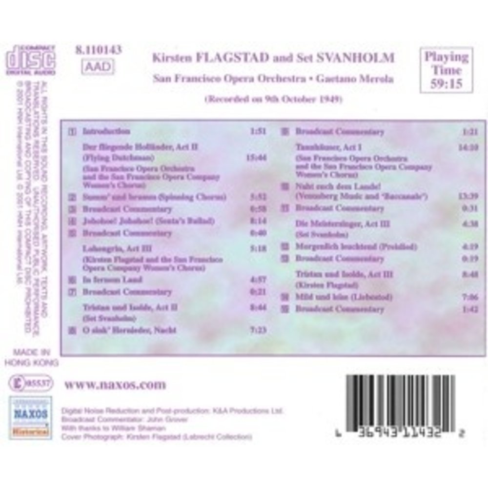 Flagstad: Excerpts From Wagner