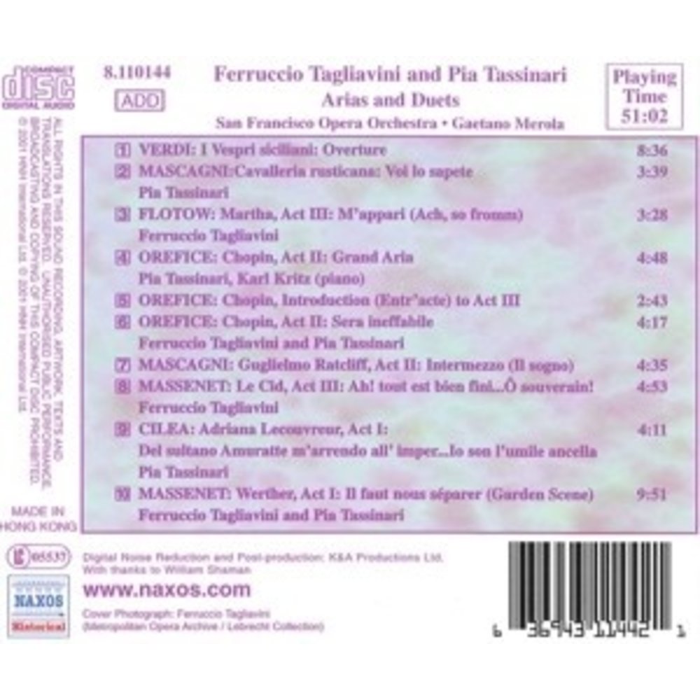 Tagliavini&Tassinari:arias&Due