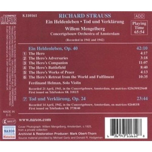 Mengelberg: Richard Strauss