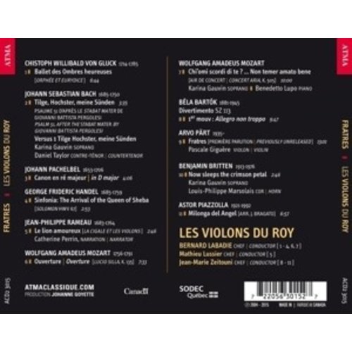 Fratres - Les Violons Du Roy - 30 Ans