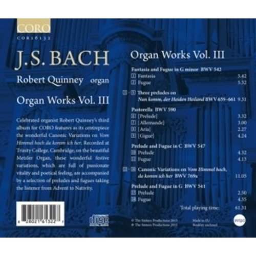 Coro Organ Works Vol.3