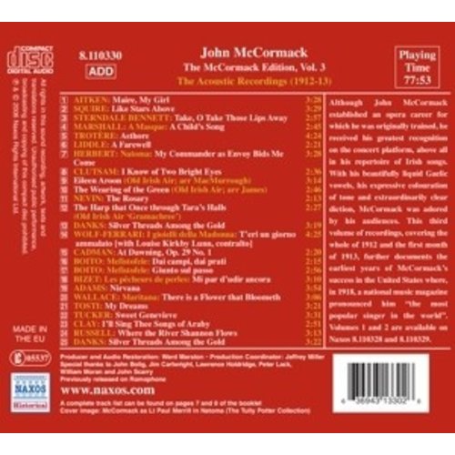Mccormack,Vol.3: Acoustic Reco