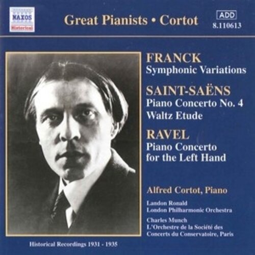 Cortot: Franck.ravel.saint.sae