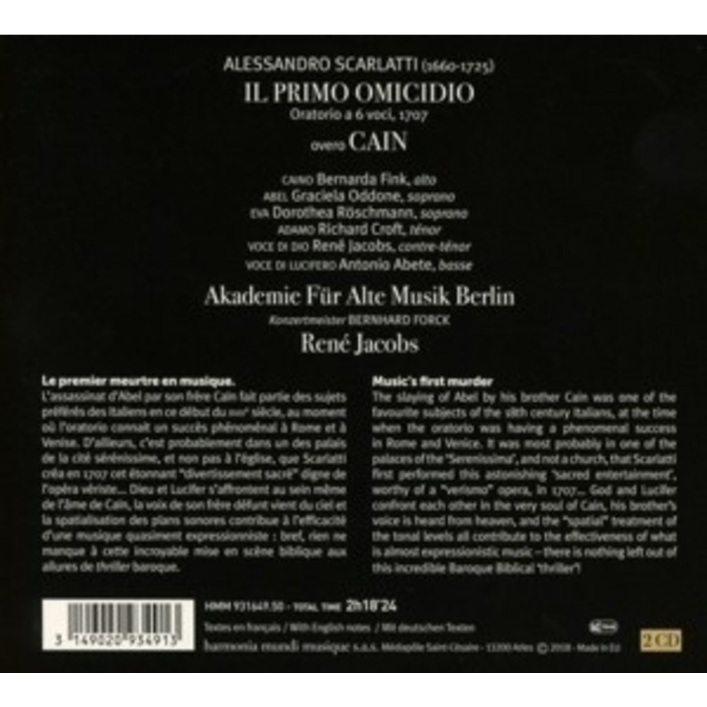 Harmonia Mundi Il Primo Omicidio