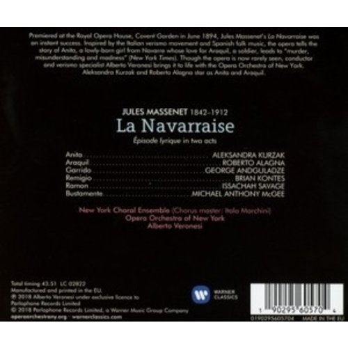 Erato/Warner Classics La Navarraise