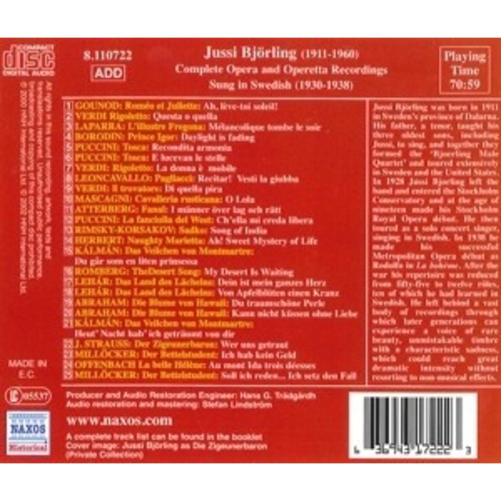 Bjorling Jus.:Collection,Vol.1