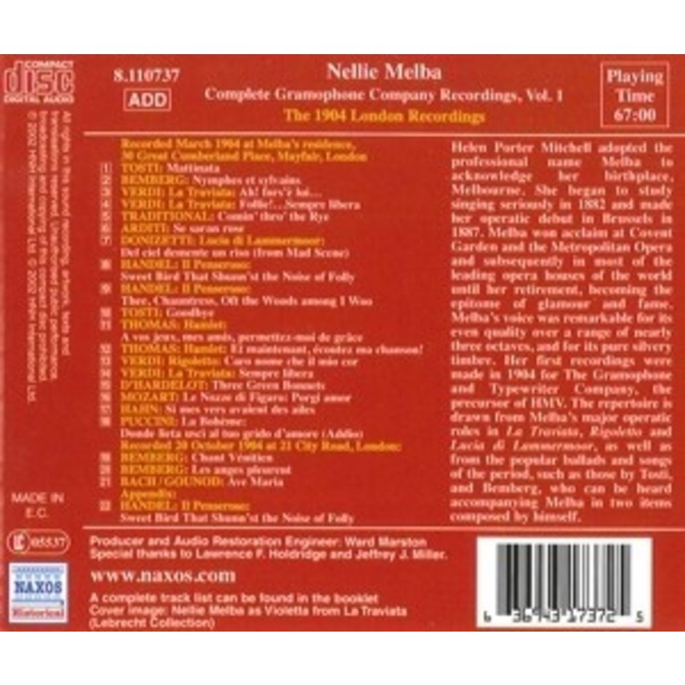 Melba:complete Gramophone Comp