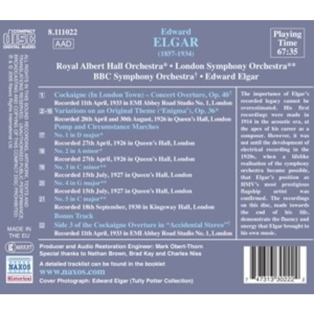 Elgar Conducts Elgar