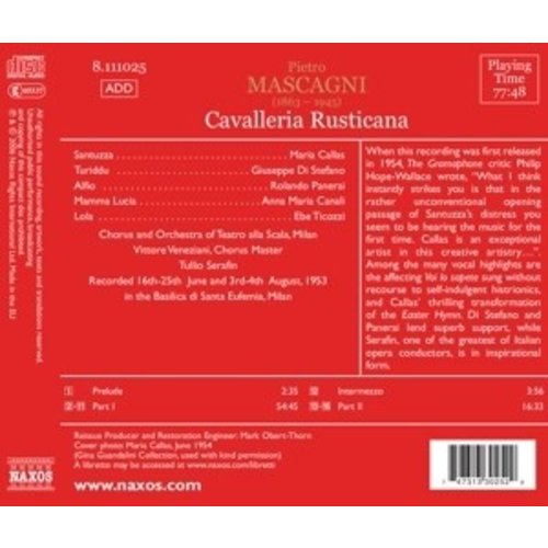 Mascagni: Cavalleria Rusticana