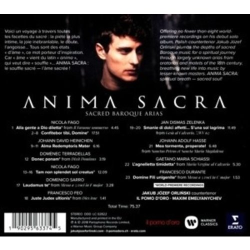 Erato/Warner Classics Anima Sacra