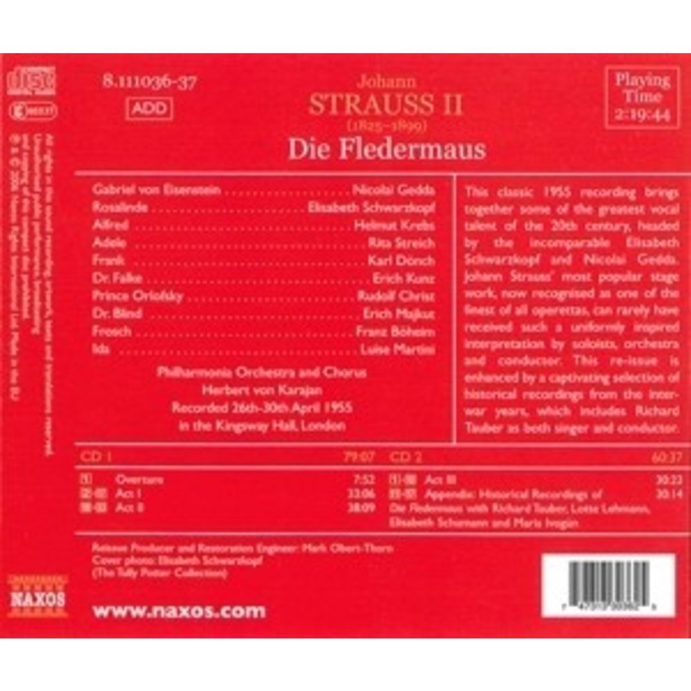 Strauss,Ii: Die Fledermaus