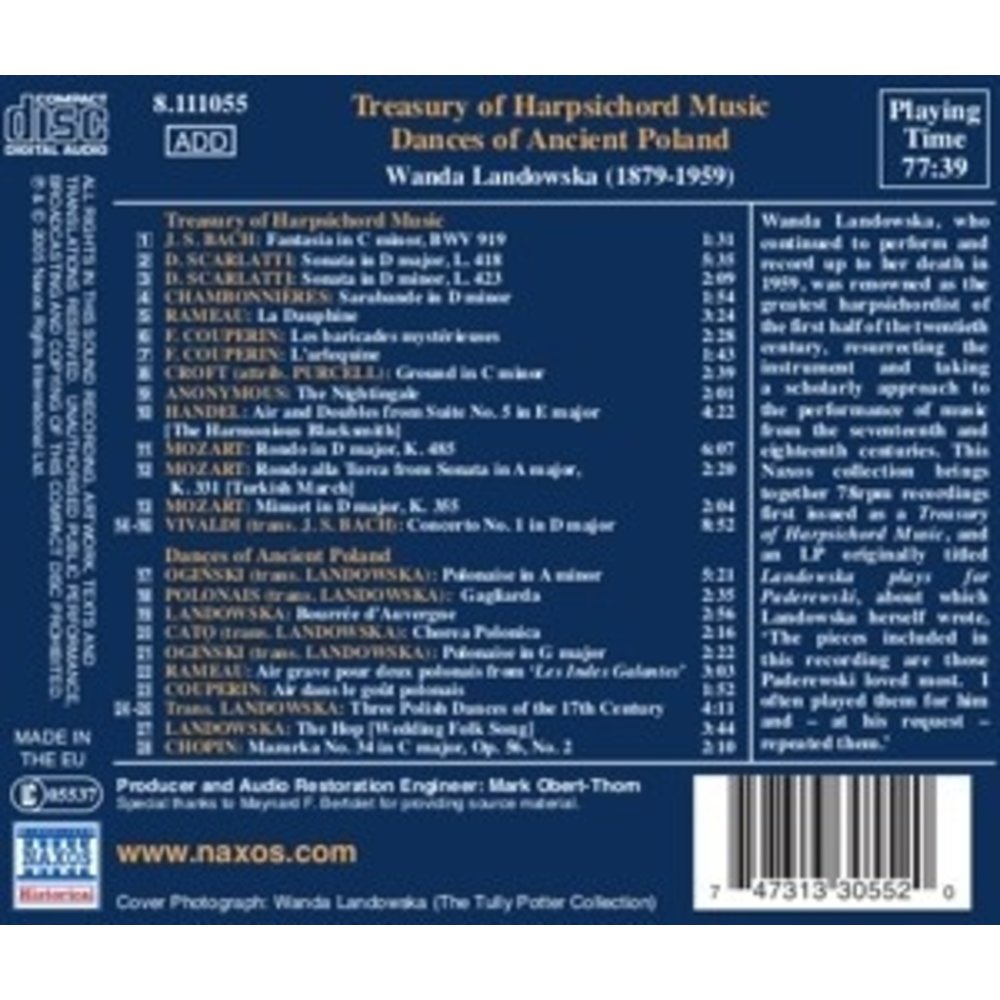 Landowska, Wanda: Dances Of A