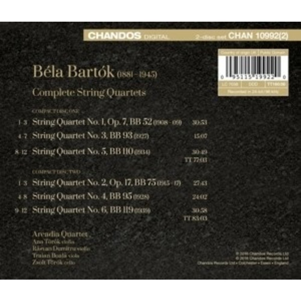 CHANDOS Complete String Quartets