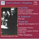 Mengelberg:wagner/Strauss/Mahl