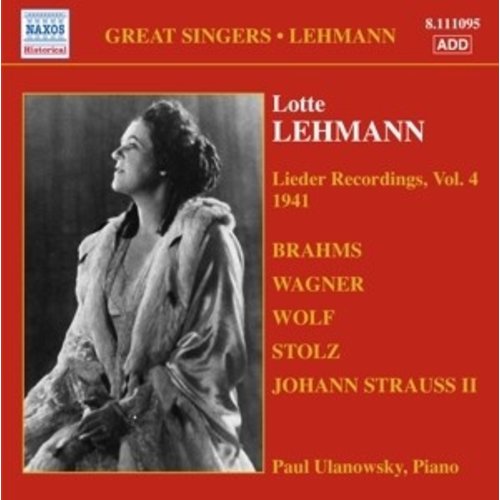 Lehmann: Lieder Recordings,Vol. 4