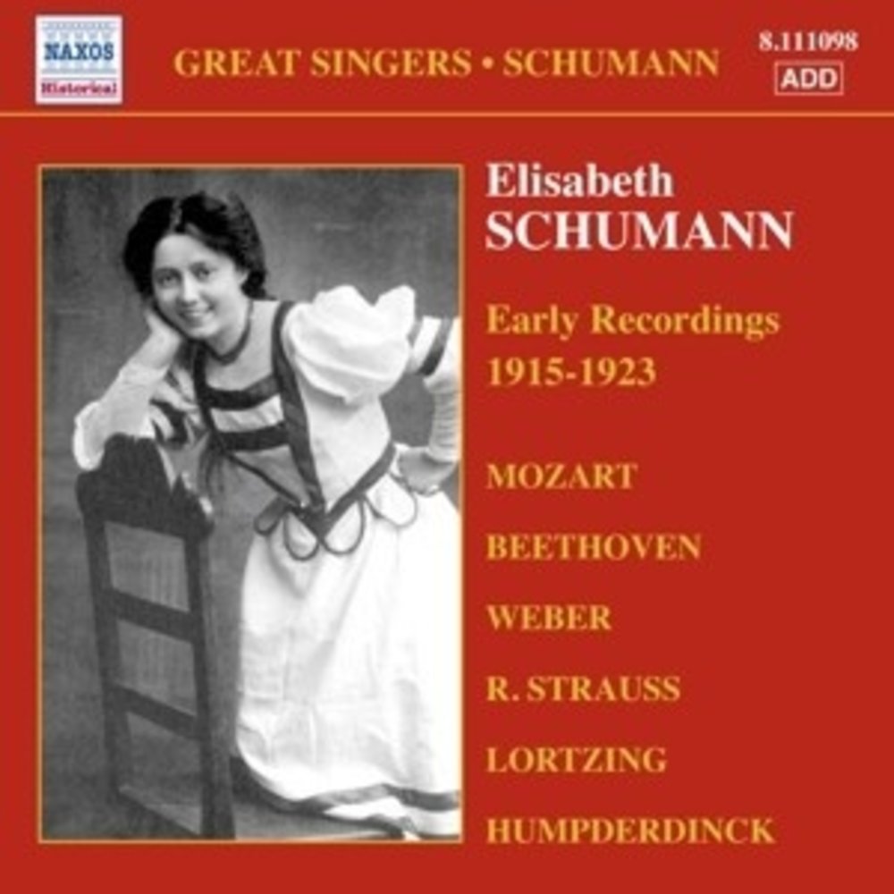 Elisabeth Schumann: Early Rec.