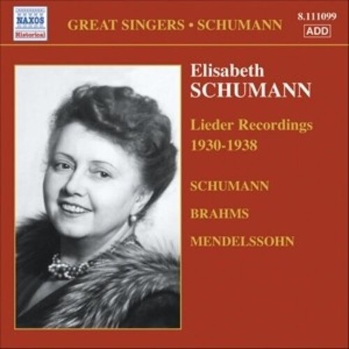Schumann, Elizabeth: Brahms /