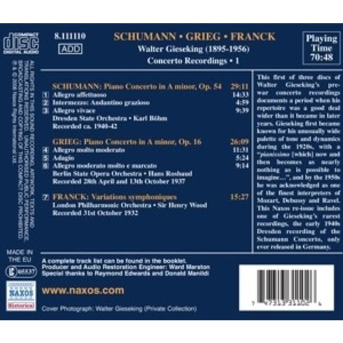 Schumann, R / Grieg: Piano Con