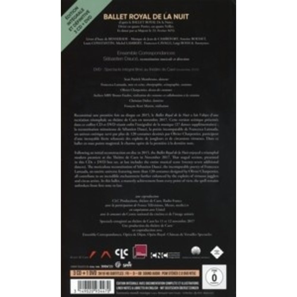 Harmonia Mundi Le Ballet Royal De La Nuit