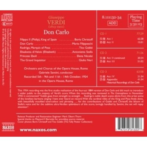 Verdi: Don Carlo (Christoff, F