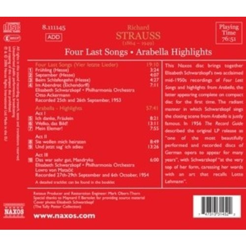 Strauss, R.: Four Last Songs /