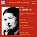 Lehmann: Lieder Recordings,Vol. 3 Lehmann: Lieder Recordings,Vol. 3
