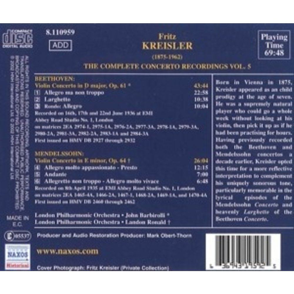 Beethoven.mendelssohn:violin C