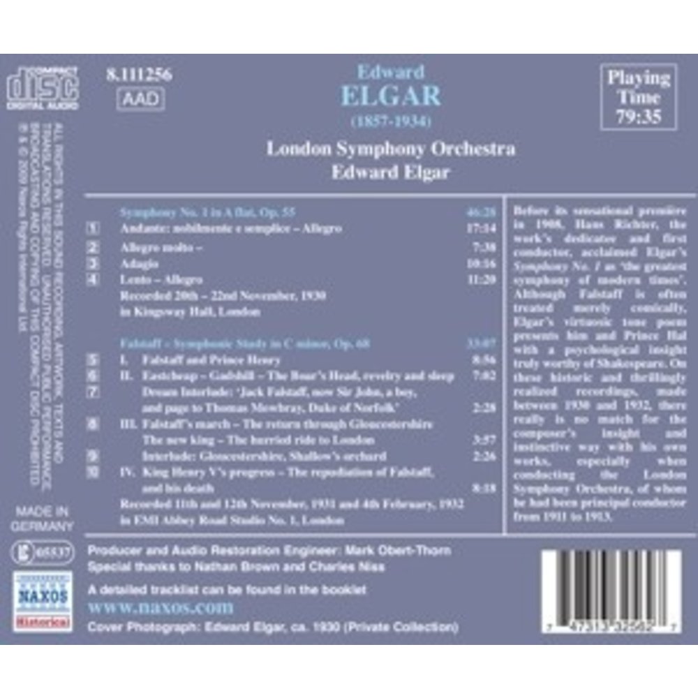 Elgar Conducts Elgar