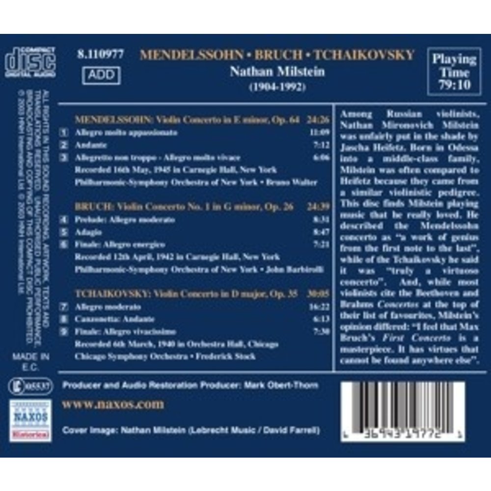 Milstein:mendelssohn.bruch.tch