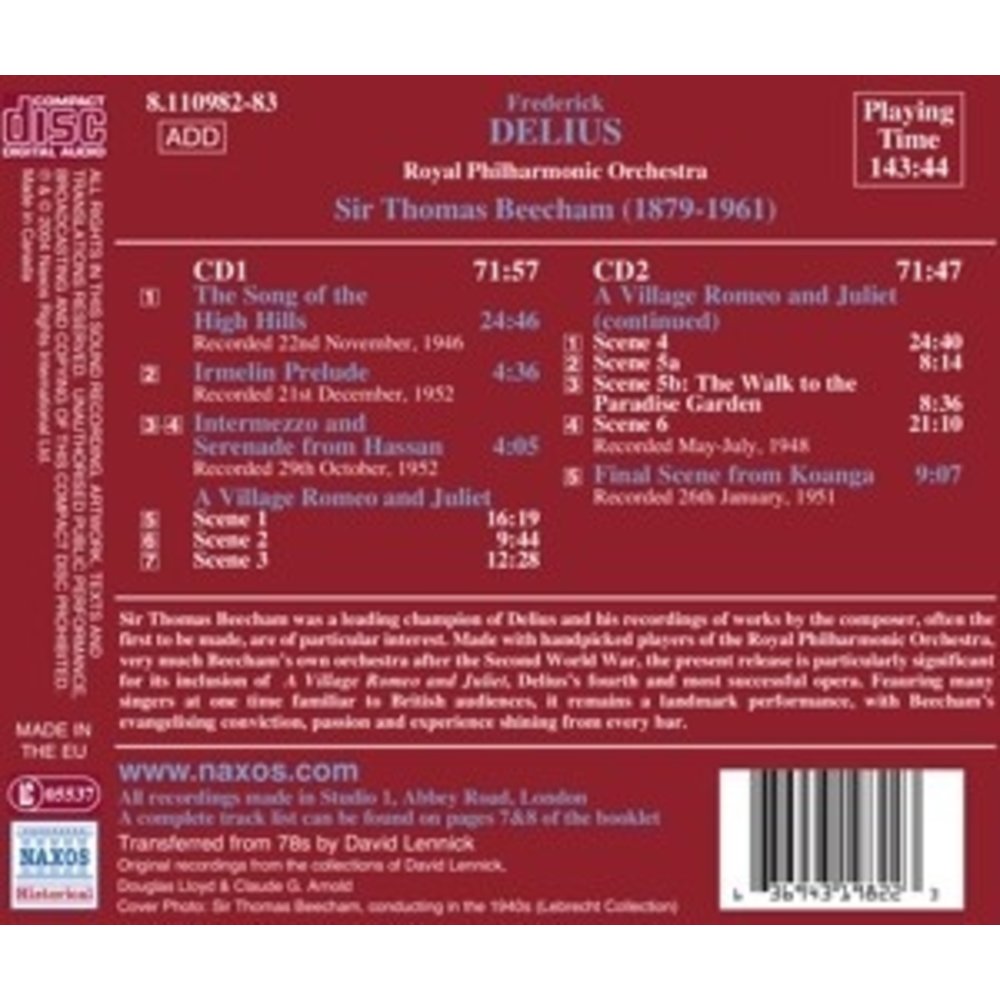 Delius: A Village Romeo&Juliet