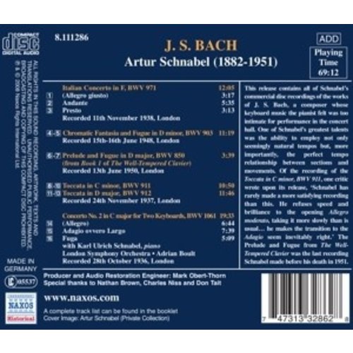 Schnabel: J.s. Bach