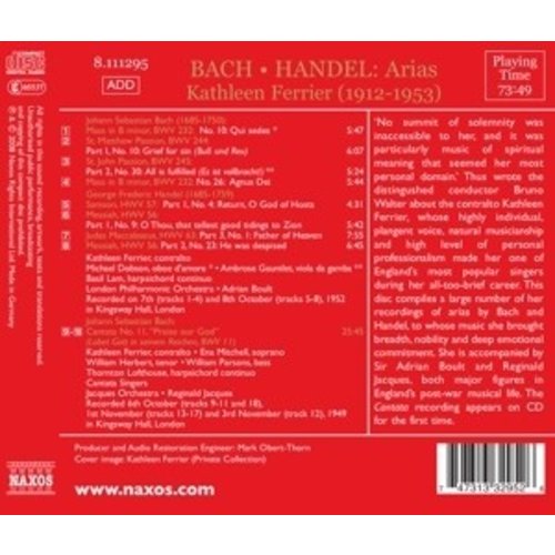 Ferrier: Bach - Handel