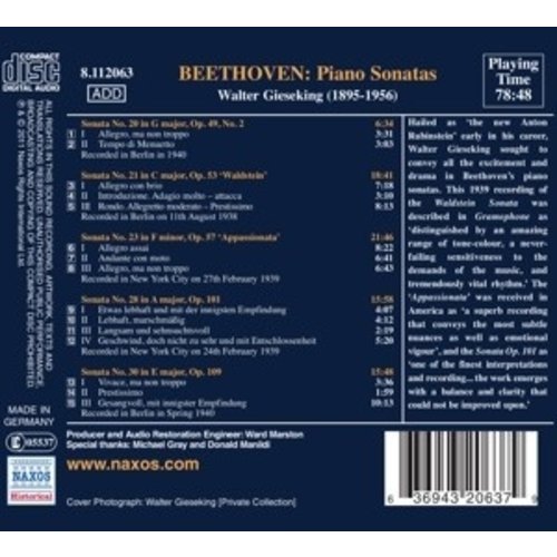 Beethoven: Sonatas (Giesekind)