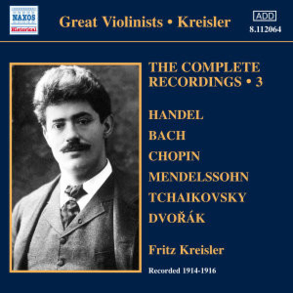 Kreisler: Compl.recordings 3
